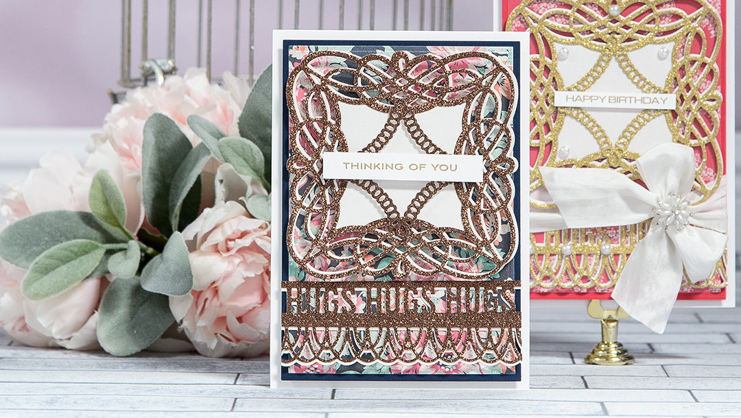 Happy Birthday Card - One Card Design 2 Ways by Yana Smakula for Spellbinders