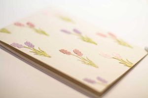Spellbinders | Lavender & Poppies Inspiration | Dry Embossing with Elena using S3-290 Lavender Bunch S5-321 Eau De Lavender Label #spellbinders #cardmaking