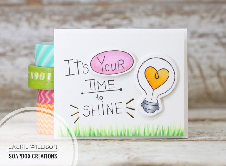 It's Your Time To Shine Matchbook by Laurie Willison for Spellbinders using SDS-120 Love Bunch, SDS-114 Wink Wink, S5-325 Shapeabilites Match Book Dies from the Love Set Match collection by Debi Adams #cardmaking #spellbinders #stamping #handmadecard #diecutting