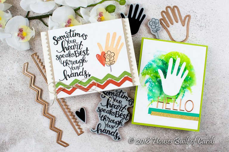 Sew Sweet Collection by Tammy Tutterow Inspiration | Simple Cards with Heather for Spellbinders using: SBS-161 #Handmade, SBS-162 Sew Tiny Sentiments, S4-870 From Heart and Hand, S6-144 Sew Sweet Trims #spellbinders #cardmaking #neverstopmaking 
