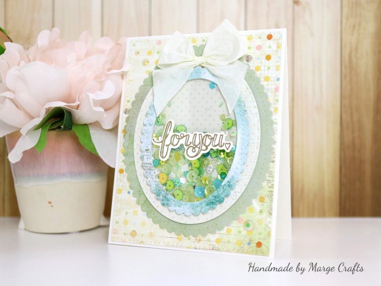 Classics March Collection Inspiration | Shaker Cards with Marge for Spellbinders using S4-904 Scored and Pierced Rectangles, S4-905 Fancy Edged Rectangles, S4-907 Fancy Edged Ovals, S4-909 Fancy Edged Squared, SDS-107 Sentiments 2 #spellbinders #neverstopmaking #shakercards #diecutting #handmadecards