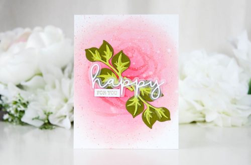 Exclusive Indie Collection Inspiration | Layered Foliage by Keeway for Spellbinders. Using: SDS-153 Happy Expressions; S5-361 Layered Foliage. The Exclusives collection is only available at select online and local independent retailers. #spellbinders #diecutting #handmadecard #neverstopmaking #spellbindersdies