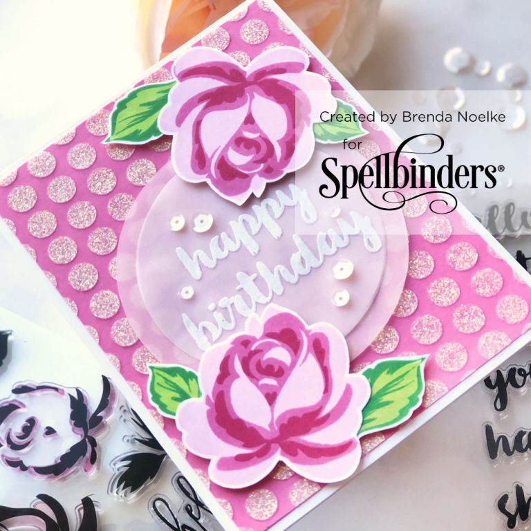 Spellbinders NEW Clear Stamps | Flowers & Butterflies with Brenda Noelke #neverstopmaking #spellbinders