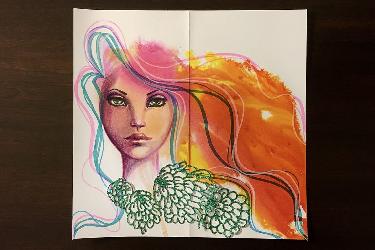 Spellbinders Jane Davenport Artomology | A “Glance” is All it Takes | Arting with Kimball Davis #janedavenport #janedavenportartomology #Artomology #spellbinders #neverstopmaking #smoothmarkers #makeitwithmichaels #washisheets