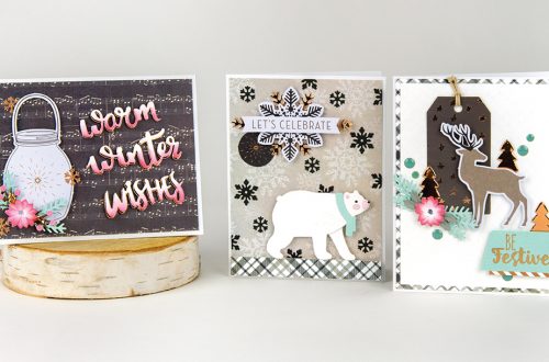 Spellbinders December 2018 Card Kit of the Month – Winter Wishes!