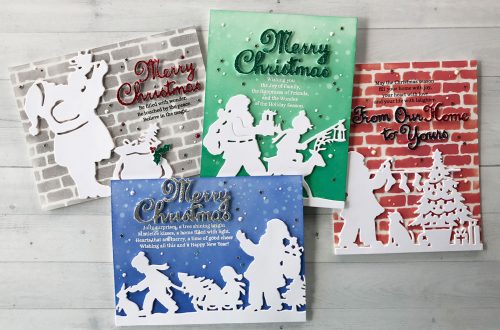 Video: Silhouetted Images Against Inked and Stenciled Backgrounds by Nichol Spohr for Spellbinders