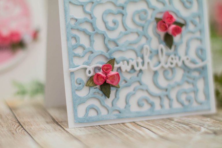 Destination China collection by Lene Lok - Inspiration | Floral Greeting Cards by Elena Salo for Spellbinders