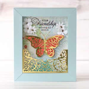 Spellbinders Shadowbox Collection by Becca Feeken - Inspiration | Colorful Shadowboxes by Jean Manis