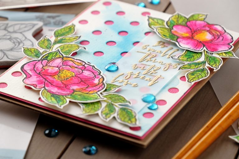 Just Add Color Collection by Stephanie Low - Inspiration | Easy Colored Card with Wanda Guess for Spellbinders
