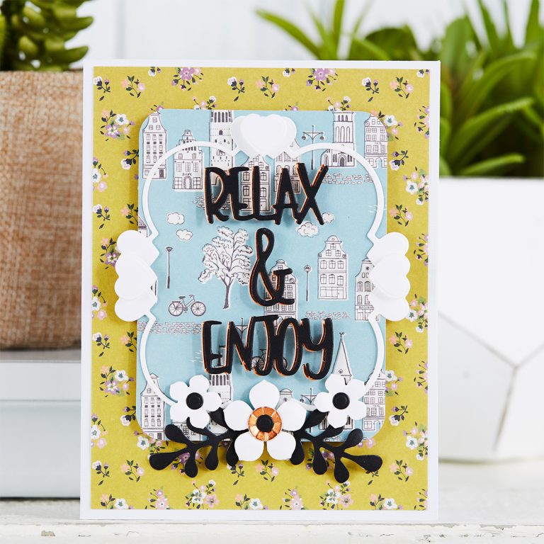 Spellbinders March 2019 Card Kit of the Month is Here – Relax & Enjoy