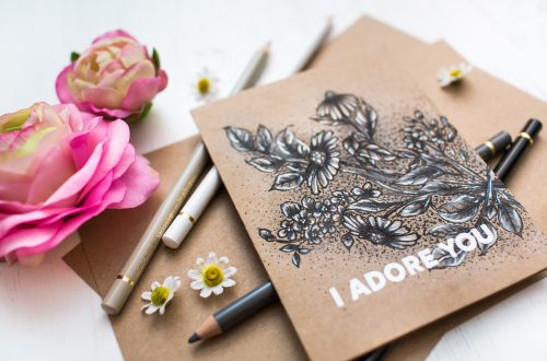 Just Add Color Collection by Stephanie Low - Inspiration | Monochromatic Floral Card with Mona Toth for Spellbinders