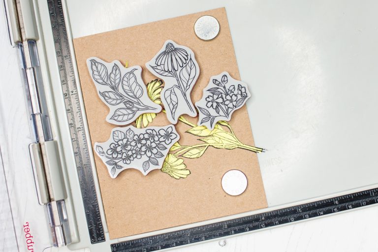 Just Add Color Collection by Stephanie Low - Inspiration | Monochromatic Floral Card with Mona Toth for Spellbinders