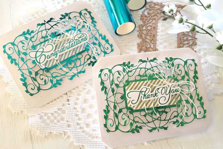 Video: The Gilded Age Collection by Becca Feeken - Inspiration | Foiled Thank You & Congratulations Cards by Tina Smith for Spellbinders