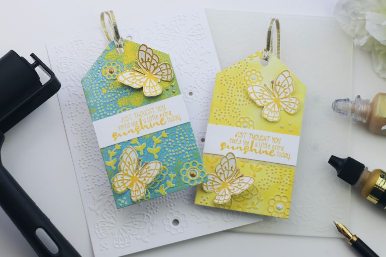 Spellbinders Cut & Emboss Folders Inspiration | Handmade Cards & Tags with Bibi Cameron