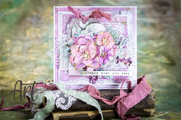 Spellbinders Vintage Treasures Collection by Becca Feeken - Inspiration | Spring Card with Dorota Kotowicz