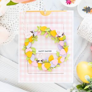 June 2019 Large Die of the Month is Here – Festive Wreath Slider Card. This die set features 21 dies that are perfect for creating seasonal slider pop-up cards and more!