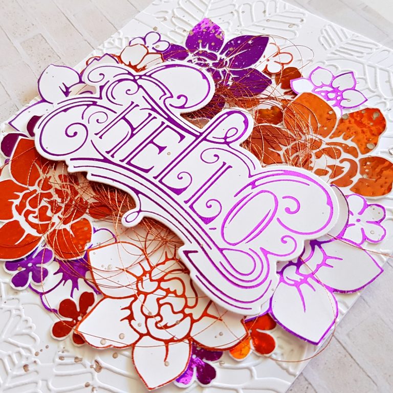 Glimmer Hot Foil Inspiration | Foiled Cards with Zsoka