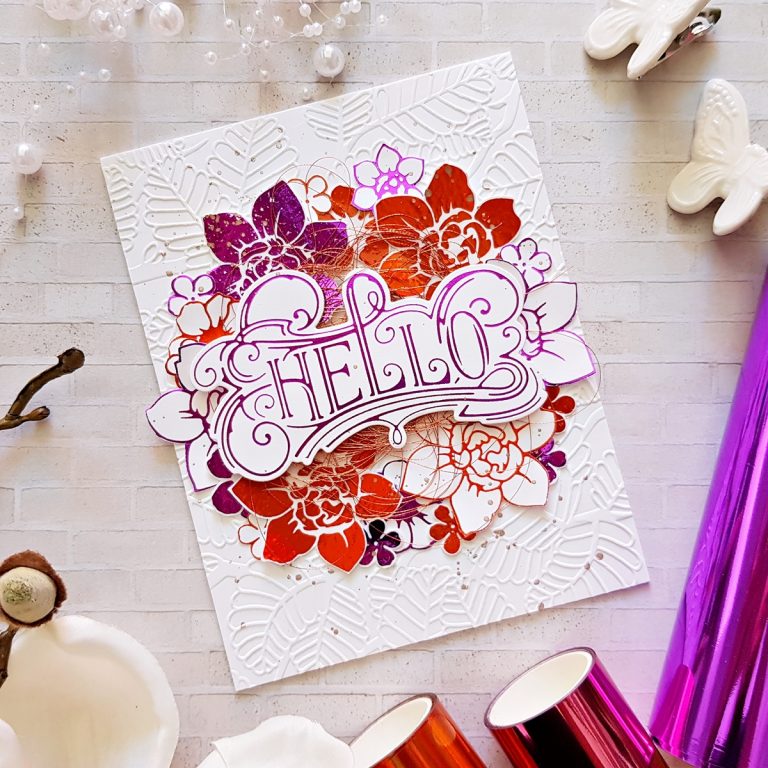 Glimmer Hot Foil Inspiration | Foiled Cards with Zsoka
