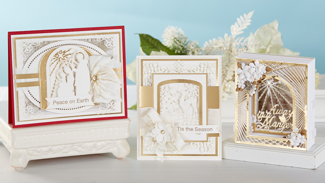 3D Holiday Vignettes and Holiday Glimmer Collection Introduction by Becca Feeken