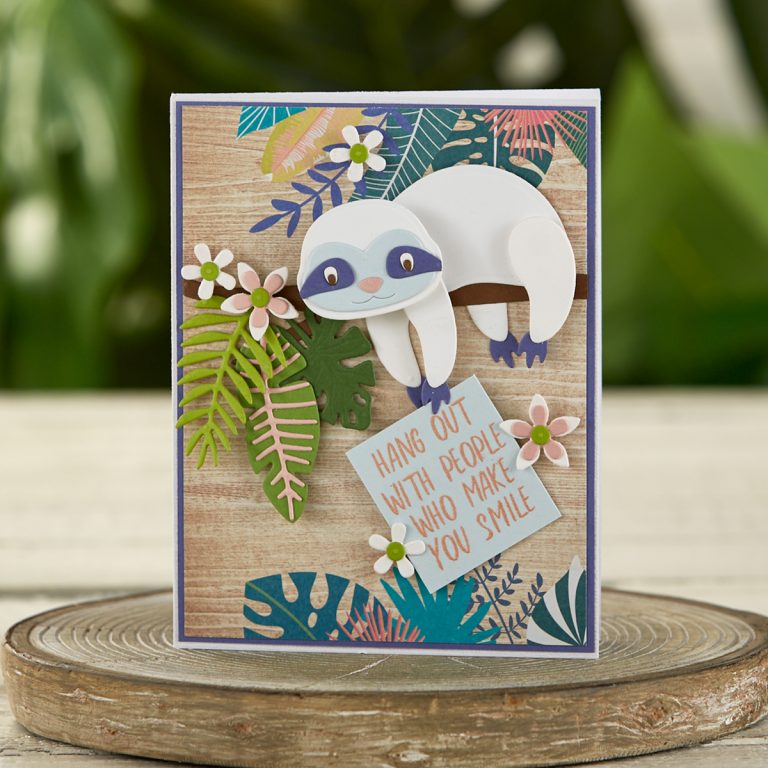 Spellbinders August 2019 Card Kit of the Month is Here – Hang With Me