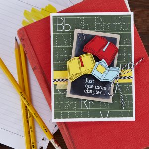 Fun Stampers Journey August 2019 Stamp of the Month is Here - Book Worm