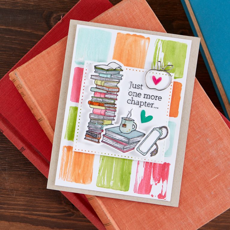 Fun Stampers Journey August 2019 Stamp of the Month is Here - Book Worm