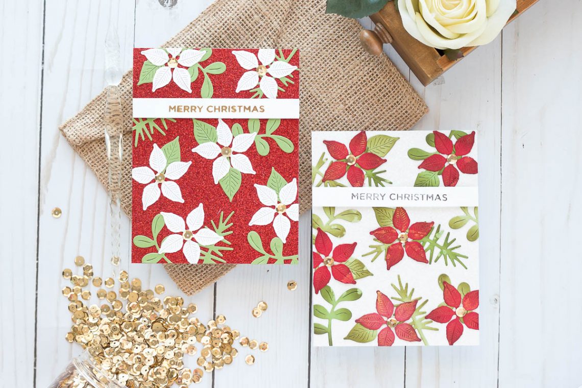Spellbinders Holiday 2019 Inspiration | Foiled Christmas Cards with Marie