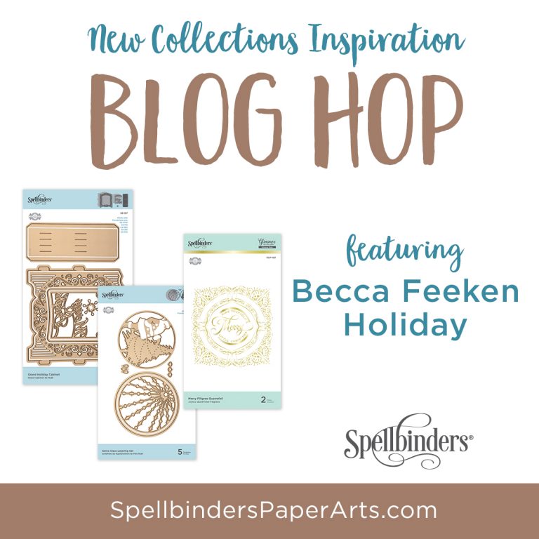 Becca Feeken 3D Holiday Vignettes & Glistening Holiday Blog Hop + Giveaway
