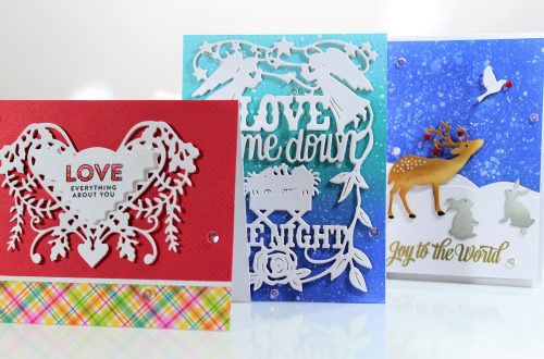 Spellbinders Sharyn Sowell Holiday 2019 Collection - Inspiration | Scenic to Simple Cards with Betty