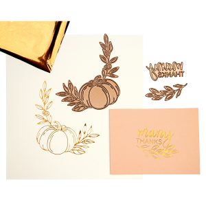 October 2019 Glimmer Hot Foil Kit of the Month is Here – Sunset Harvest