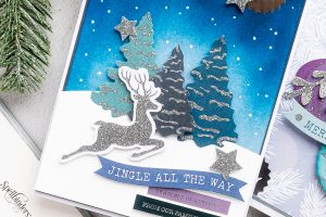 Spellbinders Card Club Kit Extras! October 2019 Edition - Sparkling Holidays Collection. Jingle All The Way Card