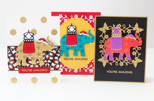 Spellbinders Die D-Lites Inspiration | Elephant Festival Cards with Jean Manis