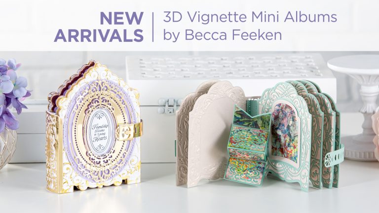 Amazing Paper Grace 3D Vignette Mini Album Collection by Becca Feeken