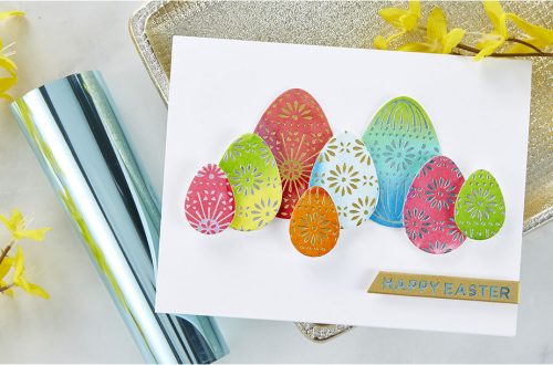 Spellbinders March 2020 Glimmer Hot Foil Kit of the Month is Here – Eggstra Special #SpellbindersClubKits #NeverStopMaking #GlimmerHotFoilSystem