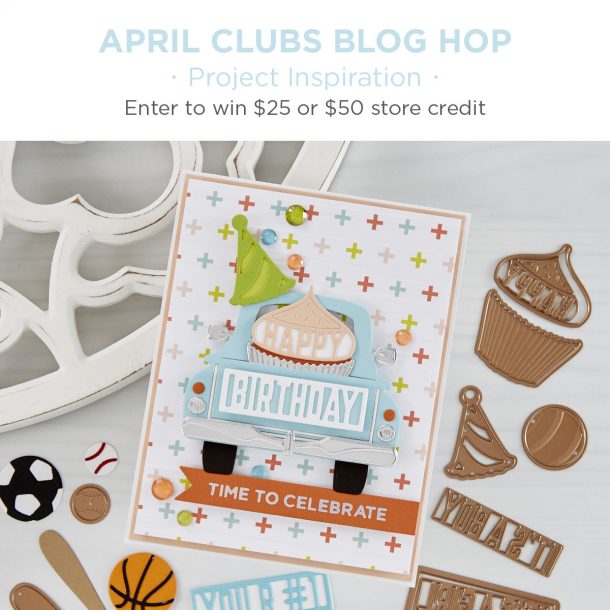 Spellbinders April 2020 Clubs Inspiration Blog Hop + Giveaways