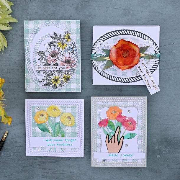 Spellbinders Elegant Twist Collection by Becca Feeken - Cardmaking Inspiration with Bibi Cameron #Spellbinders #NeverStopMaking #DieCutting #Cardmaking