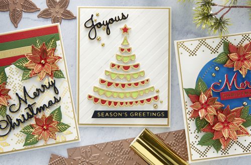 Spellbinders Glimmering Christmas Project Kit is Here! #Spellbinders #NeverStopMaking #DieCutting #Cardmaking #ChristmasCardmaking #GlimmerHotFoilSystem