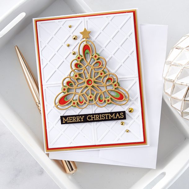 Spellbinders Warm Holiday Wishes Project Kit is Here! #Spellbinders #NeverStopMaking #DieCutting #Cardmaking #ChristmasCardmaking