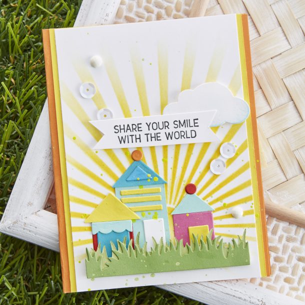 What’s New | Happy Place Collection from Fun Stampers Journey #Spellbinders #NeverStopMaking #FunStampersJourney #Cardmaking