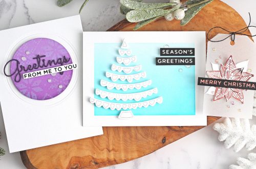 The Glimmering Christmas Project Kit by Spellbinders | with Michelle Short | Video tutorial #Spellbinders #NeverStopMaking #DieCutting #Cardmaking #ChristmasCardmaking #GlimmerHotFoilSystem