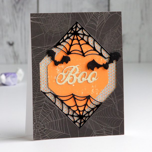 Spellbinders Halloween Collection by Becca Feeken - Project Inspiration with Jean Manis #Spellbinders #NeverStopmaking #Cardmaking #HalloweenCardmaking