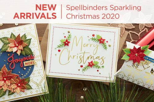 The 2020 Spellbinders collection of 10 etched die sets, 13 Glimmer plate sets and a clear stamp set will knock your Christmas Stockings off this year! There’s something for everyone and they’ve been meticulously designed to work together in oh so many ways. What’s New | Spellbinders Sparkling Christmas Collection #Spellbinders #NeverStopMaking #DieCutting #Cardmaking #GlimmerHotFoilSystem #Christmas
