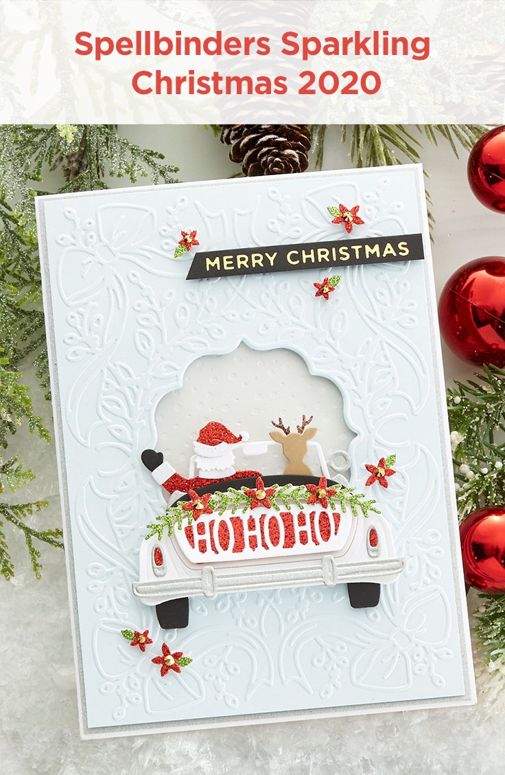 Spellbinders Sparking Christmas 2020 Collection #Spellbinders #NeverStopMaking #DieCutting #ChristmasCardmaking