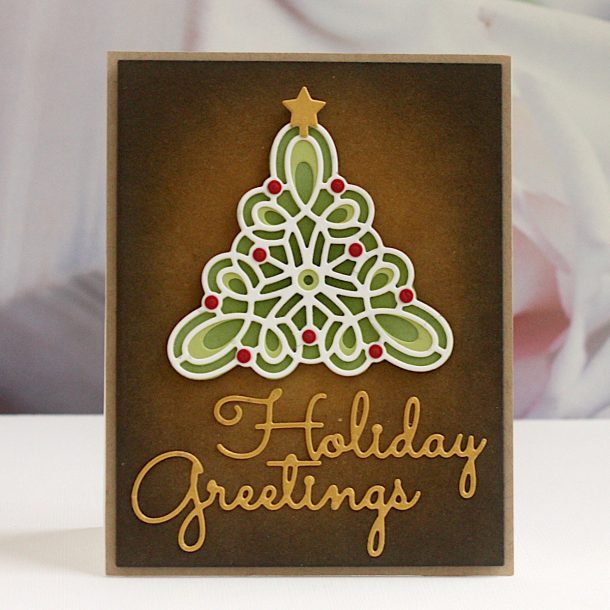 Spellbinders Sparkling Christmas Collection – Cardmaking Inspiration with Karin Åkesdotter #Spellbinders #NeverStopMaking #Christmascardmaking #Cardmaking