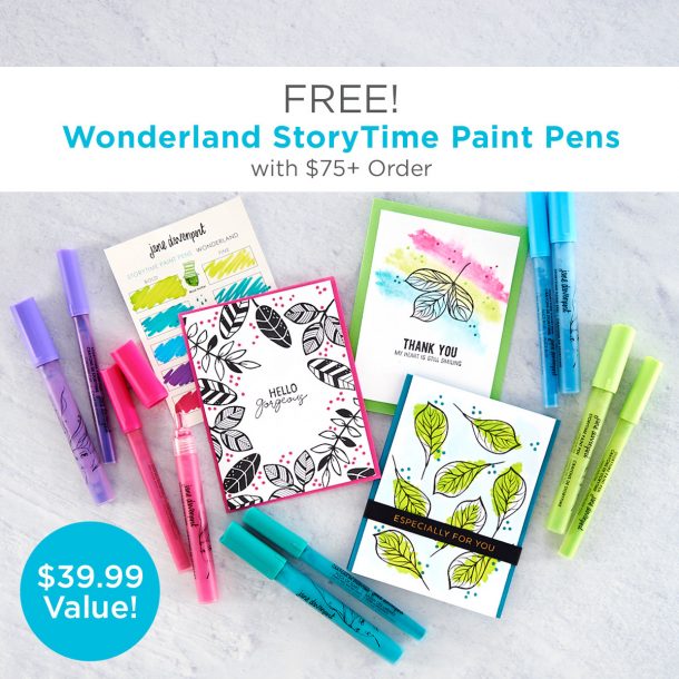 FREE Jane Davenport Wonderland StoryTime Paint Pens with $75+ Order!