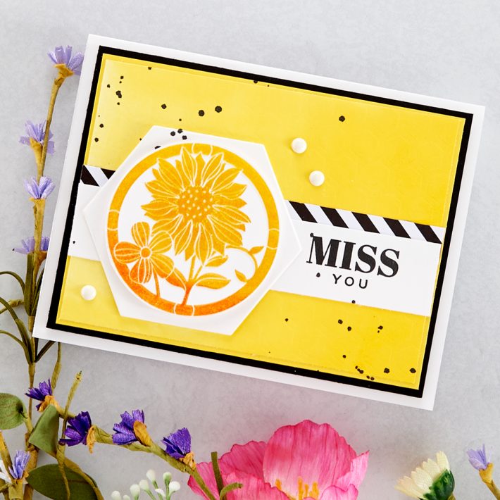 FSJ Buzzworthy Project Kit is Here! Miss You Card #NeverStopMaking #DieCutting #Cardmaking 