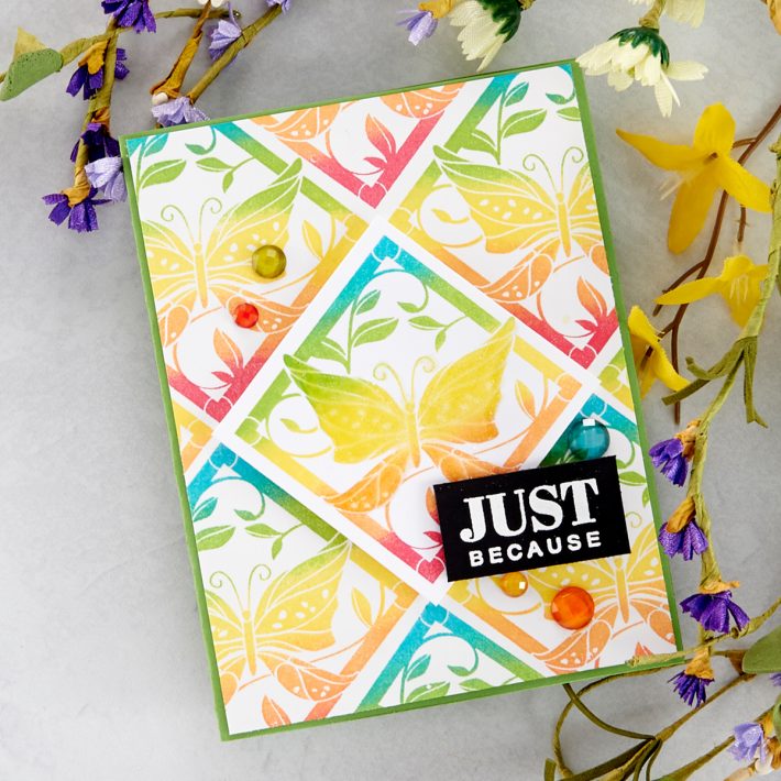 FSJ Buzzworthy Project Kit is Here! Just Because Card #NeverStopMaking #DieCutting #Cardmaking