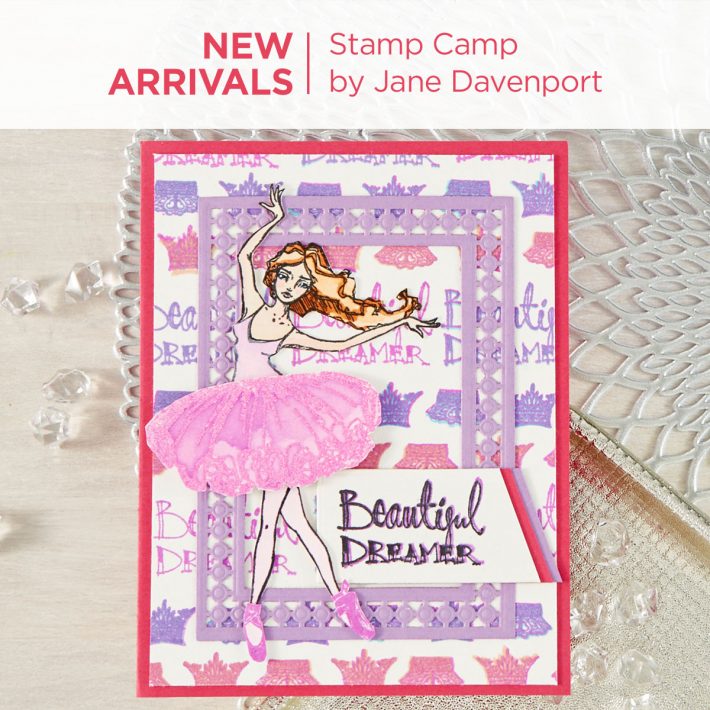 What's New at Spellbinders | Stamp Camp Collection by Jane Davenport #Spellbinders #NeverStopMaking #Stamping #Cardmaking