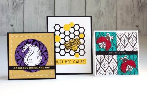 Fashionably Fun – Sweet Cardlets Cards by Jean Manis for Spellbinders