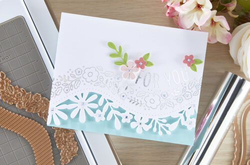 April 2021 Glimmer Hot Foil Kit of the Month is Here – Curved Glimmer Border & Sentiments